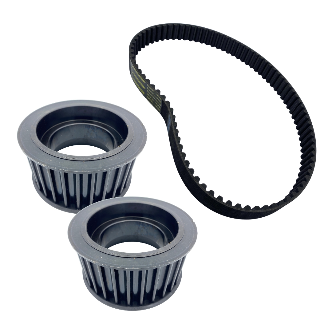 Kit courroie transmission 40mm avec poulies New Speed Energreen