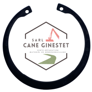 Circlips 72 mm diamètre pour roue tendeuse robot télécommandé et faucheuse sous glissière