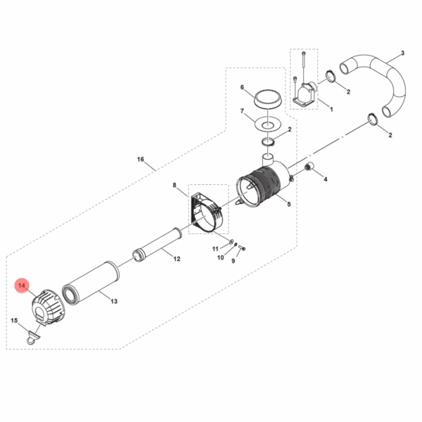 Couvercle de filtre à air pour robogreen et robogreen evo Energreen livre pièces éclatées