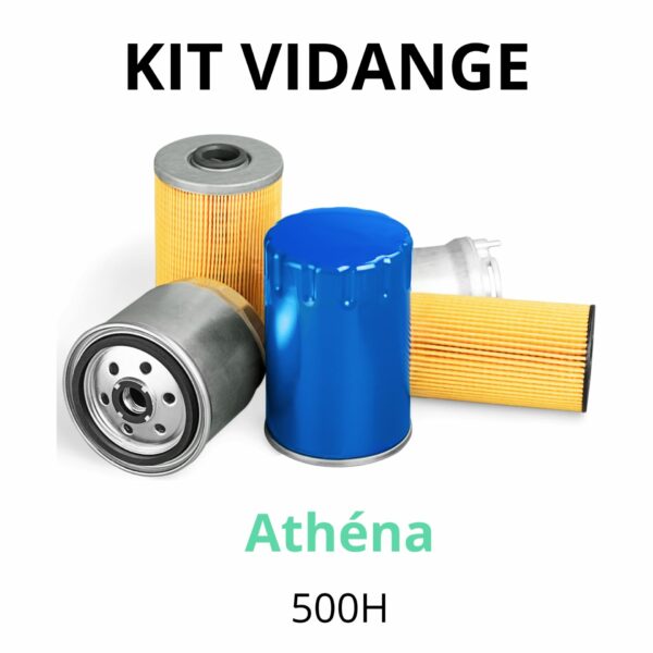 Kit filtres pour vidange 500H ILF Athéna