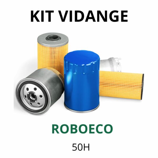 Kit filtres pour vidange 50H du Roboeco Energreen
