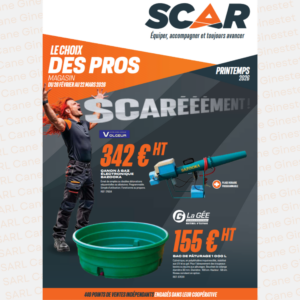 Catalogue SCAR Outillage et équipement Professionnel Édition Printemps "Le choix des pros"